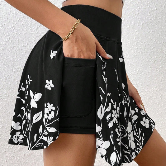 Elevate Your Style with Our Pocket Minimalist Floral Printed Shorts - Perfect for Back to School!